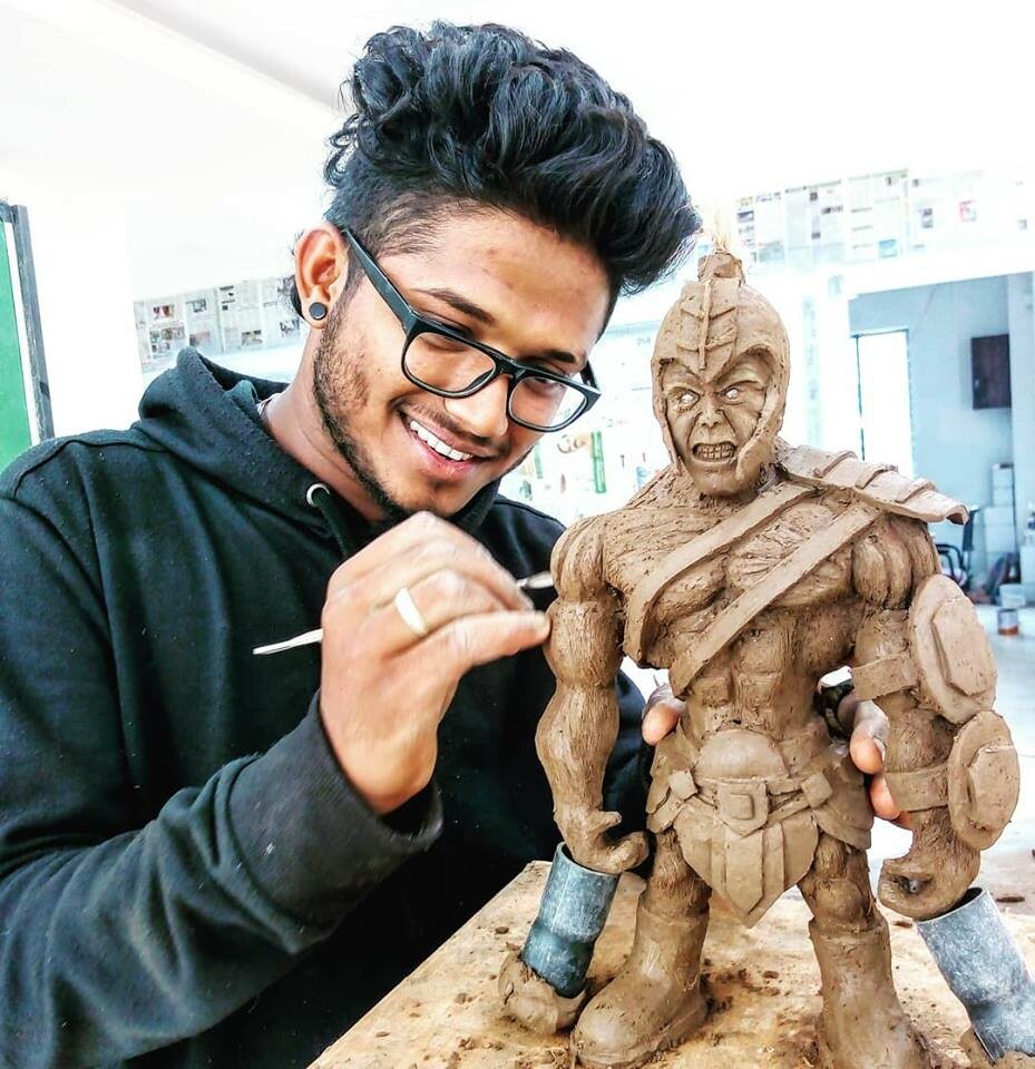 sanjay kumar - clay sculpting